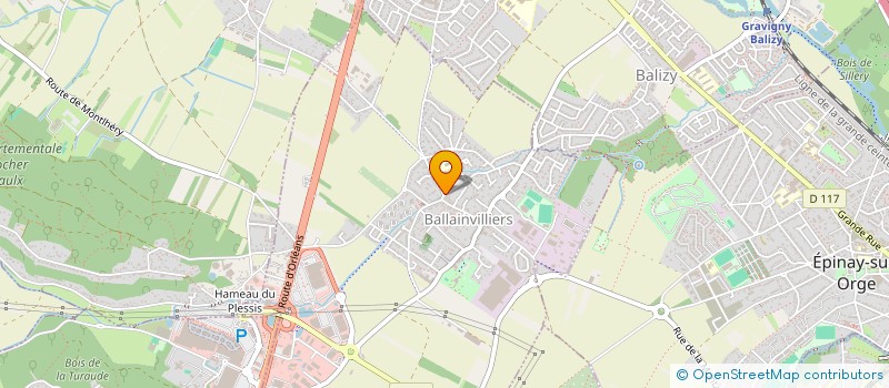 localisation de l'entreprise MONSIEUR FAYOL NDANGULO NGOMA  BALLAINVILLIERS