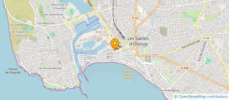 localisation de l'entreprise MONSIEUR FAYSAL ABTIDON AXMED  LES SABLES D'OLONNE