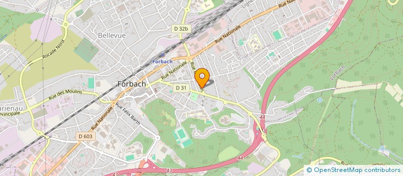 localisation de l'entreprise MONSIEUR FAYSAL AL MAHMOUD  FORBACH