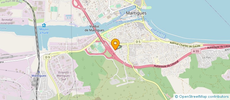 localisation de l'entreprise MONSIEUR FAYSAL EL KAFIL  MARTIGUES