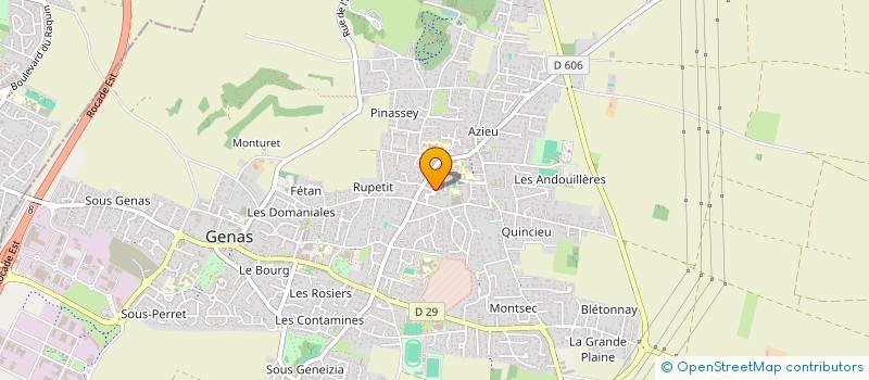 localisation de l'entreprise MONSIEUR FAYSAL EL MEKKAOUI  GENAS