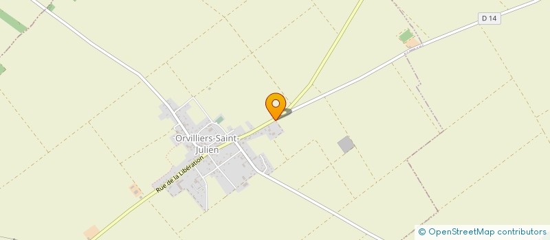 localisation de l'entreprise MONSIEUR FAYSAL EL MOKHTARI  ORVILLIERS-SAINT-JULIEN