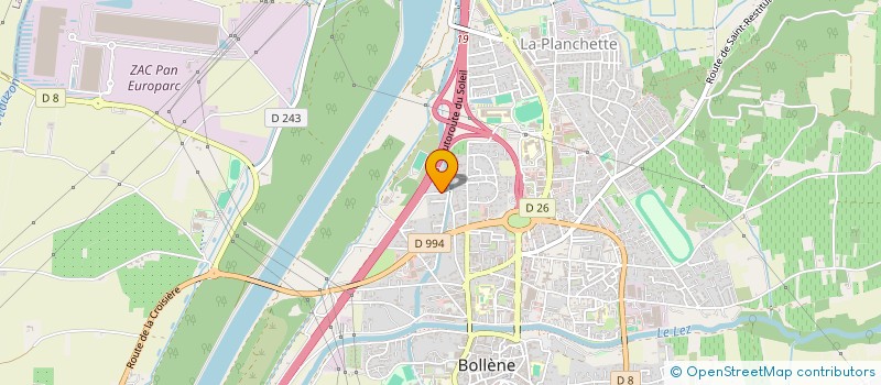 localisation de l'entreprise MONSIEUR FAYSAL KAYOUA à BOLLENE