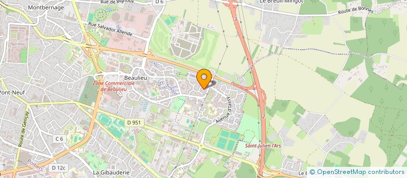 localisation de l'entreprise MONSIEUR FAYSAL MOUZON  MIGNALOUX-BEAUVOIR