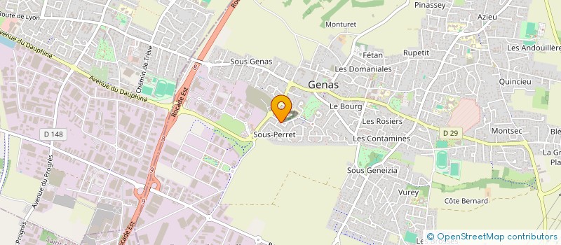 localisation de l'entreprise MONSIEUR FAYSAL OURAZOUK  GENAS