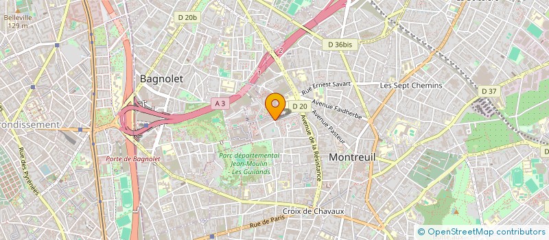localisation de l'entreprise MONSIEUR FAYSSAL BEKKOUCHE à MONTREUIL