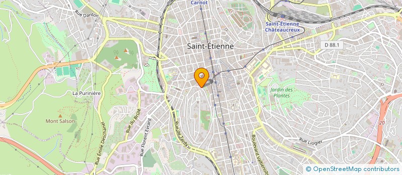 localisation de l'entreprise MONSIEUR FAYSSAL BENKOU  SAINT-ETIENNE