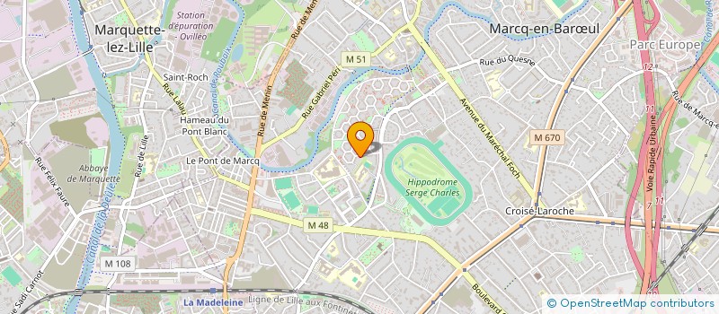 localisation de l'entreprise MONSIEUR FAYSSAL EL GHALI à MARCQ-EN-BARŒUL
