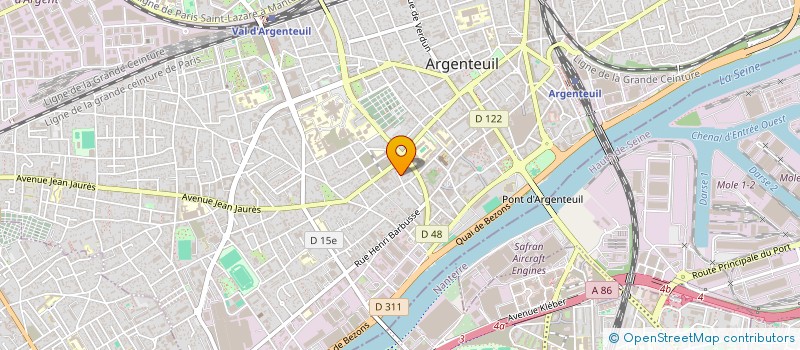 localisation de l'entreprise MONSIEUR FAYSSAL KAMOUR  ARGENTEUIL