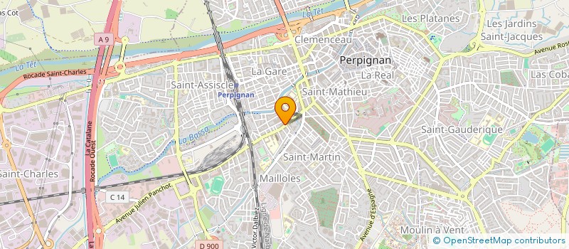 localisation de l'entreprise MONSIEUR FAYSSAL LOUAFI  PERPIGNAN