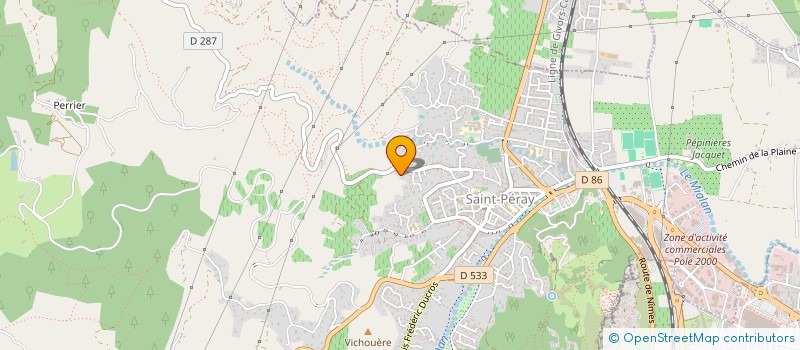 localisation de l'entreprise MONSIEUR FAYZI BEKKAR  SAINT-PERAY