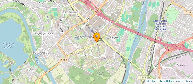 localisation de l'entreprise MONSIEUR FAZAL HADAWAL  CERGY