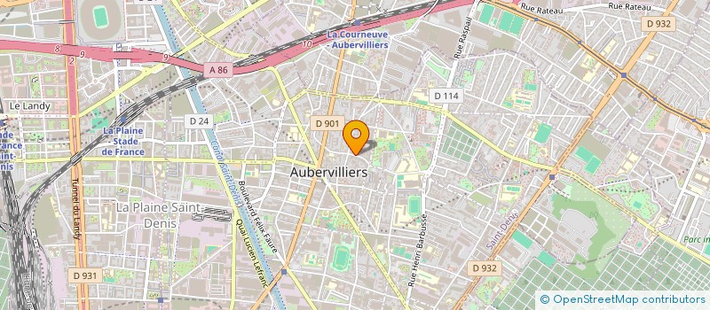 localisation de l'entreprise MONSIEUR FAZAL KHALIQ JABARKHEL  AUBERVILLIERS