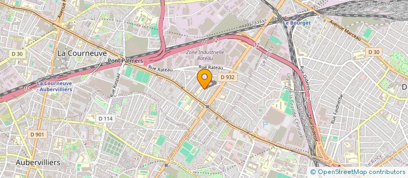 localisation de l'entreprise MONSIEUR FAZAL RAHMAN AHMADZAI à LA COURNEUVE