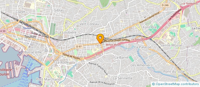 localisation de l'entreprise MONSIEUR FAZAL SAFAI  TOULON