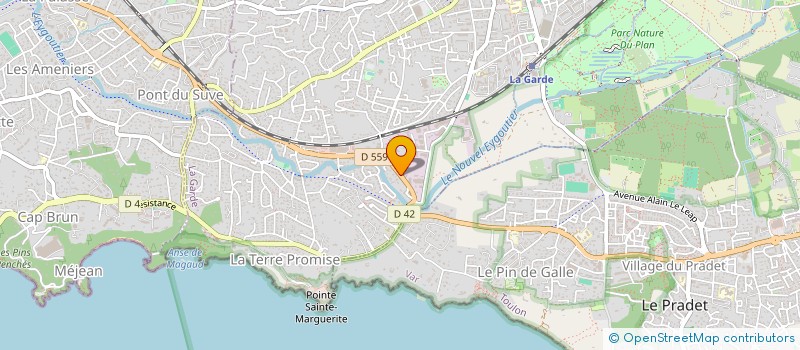 localisation de l'entreprise MONSIEUR FAZAL SPANBEKHAIL  LA GARDE