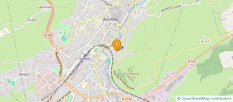 localisation de l'entreprise MONSIEUR FAZAL WALI SAFI à AURILLAC