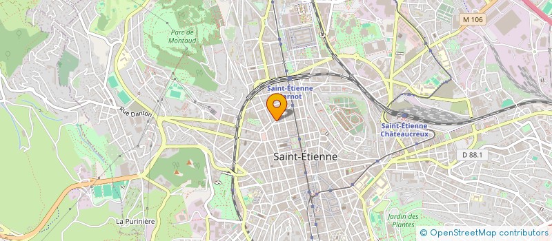 localisation de l'entreprise MONSIEUR FAZALHADI MOMAND  SAINT-ETIENNE