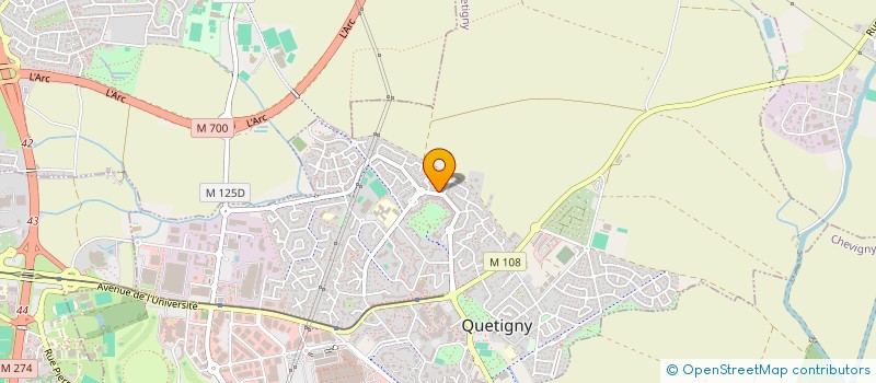 localisation de l'entreprise MONSIEUR FAZALRABI AHMADZAI  QUETIGNY