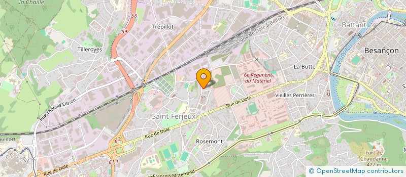 localisation de l'entreprise MONSIEUR FAZALWALI FAZLI  BESANCON