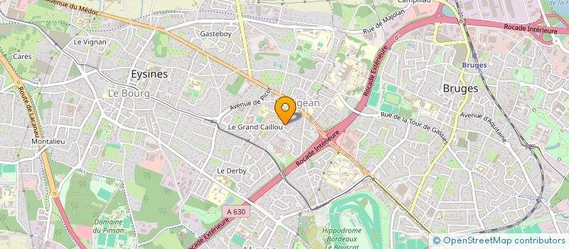 localisation de l'entreprise MONSIEUR FAZEL HAMIDI  EYSINES