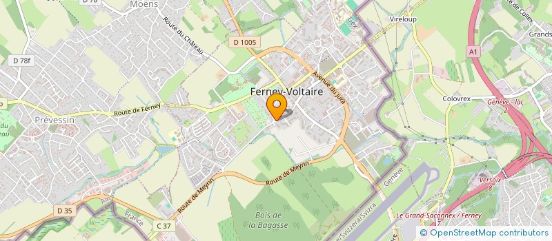 localisation de l'entreprise MONSIEUR FAZIL AKKOUCHE à FERNEY-VOLTAIRE