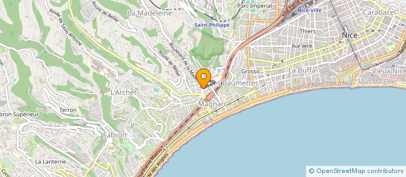 localisation de l'entreprise MONSIEUR FAZIL BOUCENA  NICE