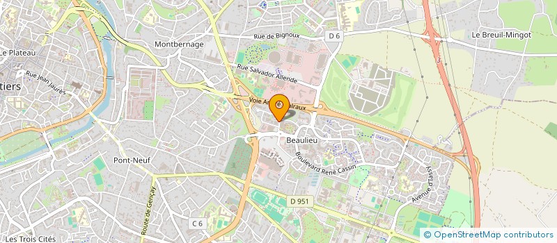 localisation de l'entreprise MONSIEUR FAZLALRAHAMAN KOHALIZAI  POITIERS