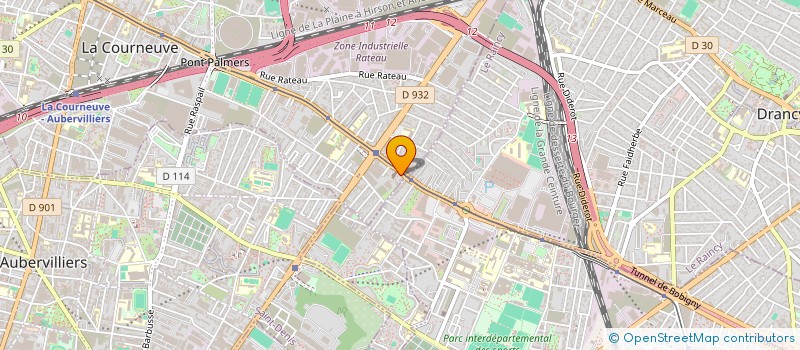 localisation de l'entreprise MONSIEUR FAZLI RABBI MIAN à LA COURNEUVE