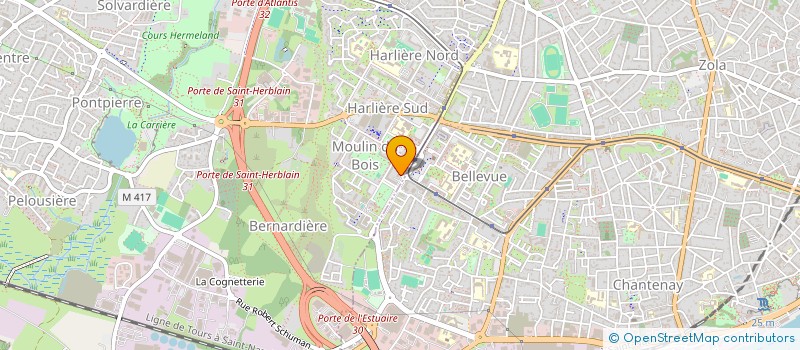 localisation de l'entreprise MONSIEUR FAZLIJA NAZOVSKI à SAINT-HERBLAIN