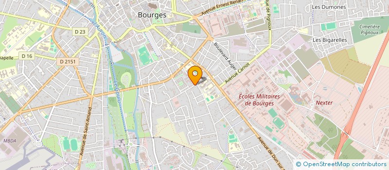 localisation de l'entreprise MONSIEUR FAZLULRAHMAN KHANJAR  BOURGES