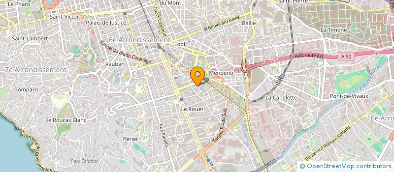 localisation de l'entreprise MONSIEUR FAZYL OSMANE  MARSEILLE 8EME