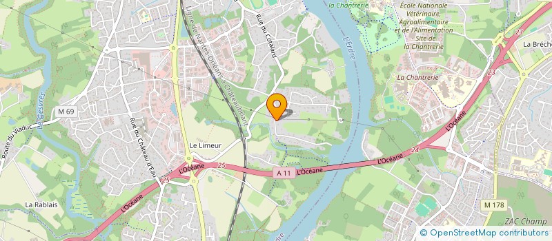 localisation de l'entreprise MONSIEUR FEANOR VIDY  LA CHAPELLE-SUR-ERDRE