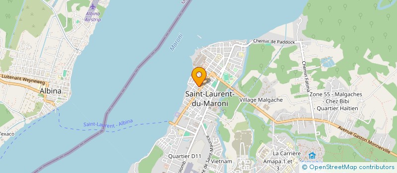 localisation de l'entreprise MONSIEUR FEDERIC DIAZ ROJAS à SAINT-LAURENT-DU-MARONI