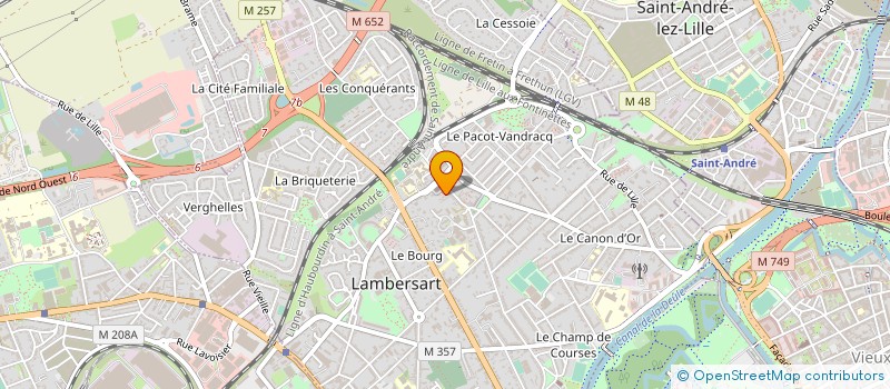 localisation de l'entreprise MONSIEUR FEDERIC NUOZZI à LAMBERSART