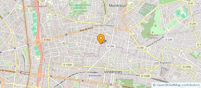 localisation de l'entreprise MONSIEUR FEDERICO MEJIAS CAMACHO à MONTREUIL