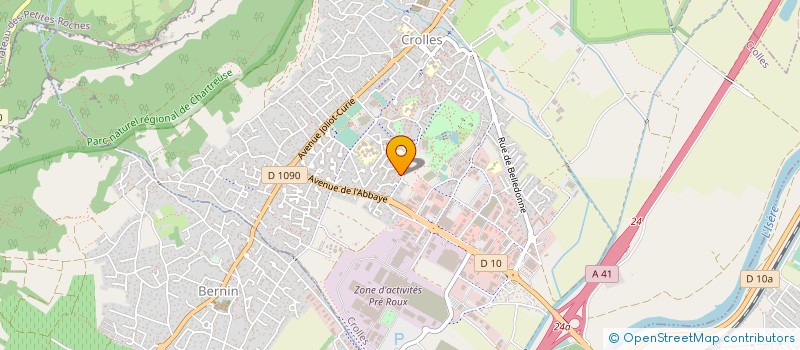 localisation de l'entreprise MONSIEUR FEDERICO MENDONCA à CROLLES