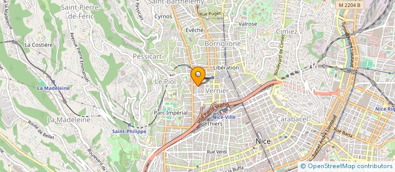 localisation de l'entreprise MONSIEUR FEDERICO NUVOLETTO à NICE