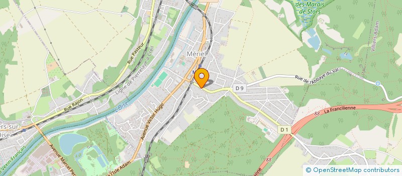 localisation de l'entreprise MONSIEUR FEDERICO RASTELLI  MERIEL