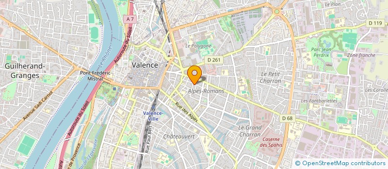 localisation de l'entreprise MONSIEUR FEDI NAOUARI  VALENCE