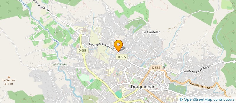 localisation de l'entreprise MONSIEUR FEDI SELMI  DRAGUIGNAN