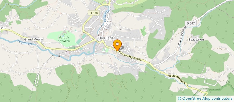 localisation de l'entreprise MONSIEUR FEDJA SISIRAK  DIEULEFIT