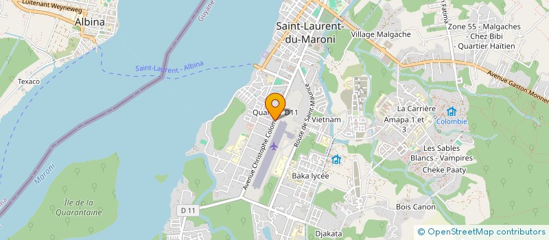 localisation de l'entreprise MONSIEUR FEDNER BRICE à SAINT-LAURENT-DU-MARONI