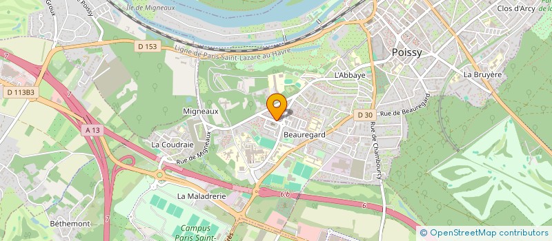 localisation de l'entreprise MONSIEUR FEDNER VAL  POISSY