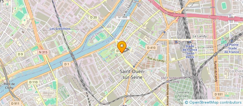 localisation de l'entreprise MONSIEUR FEDON-ALEXIS MEBO à SAINT-OUEN-SUR-SEINE