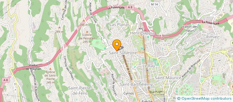 localisation de l'entreprise MONSIEUR FEDOR SEMENOV à NICE