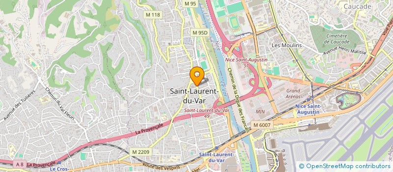 localisation de l'entreprise MONSIEUR FEDY DHANE à SAINT-LAURENT-DU-VAR