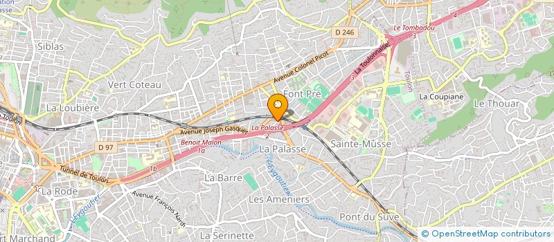 localisation de l'entreprise MONSIEUR FEDY TEMIME  TOULON