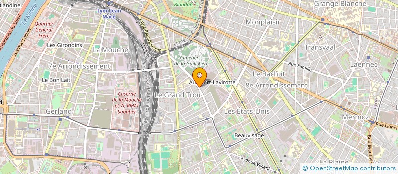 localisation de l'entreprise MONSIEUR FEGENS SAINT-LOUIS  LYON