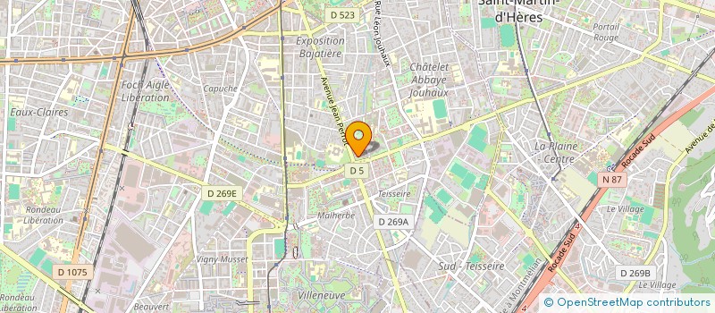 localisation de l'entreprise MONSIEUR FEGHOUL SIACI à GRENOBLE